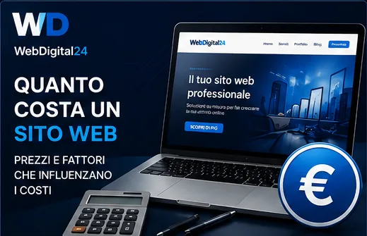 Quanto costa un sito web nel 2026 - WebDigital24