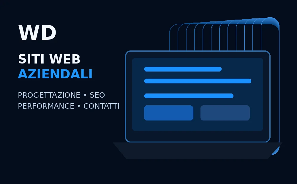 Copertina articolo realizzazione siti web aziende