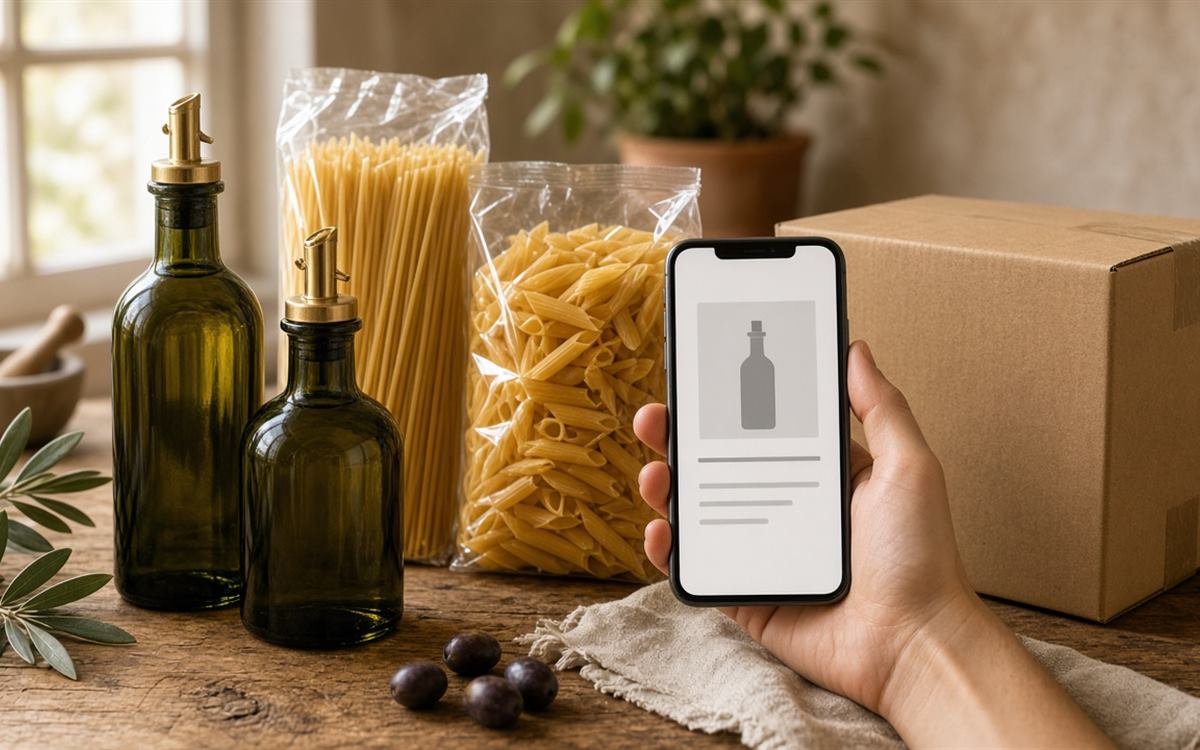 Preparazione prodotti per la vendita online