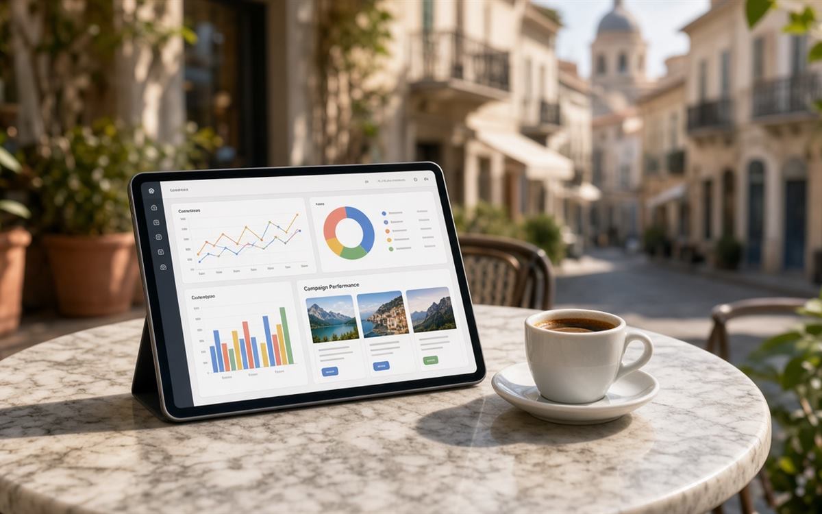 Campagne di web marketing su tablet